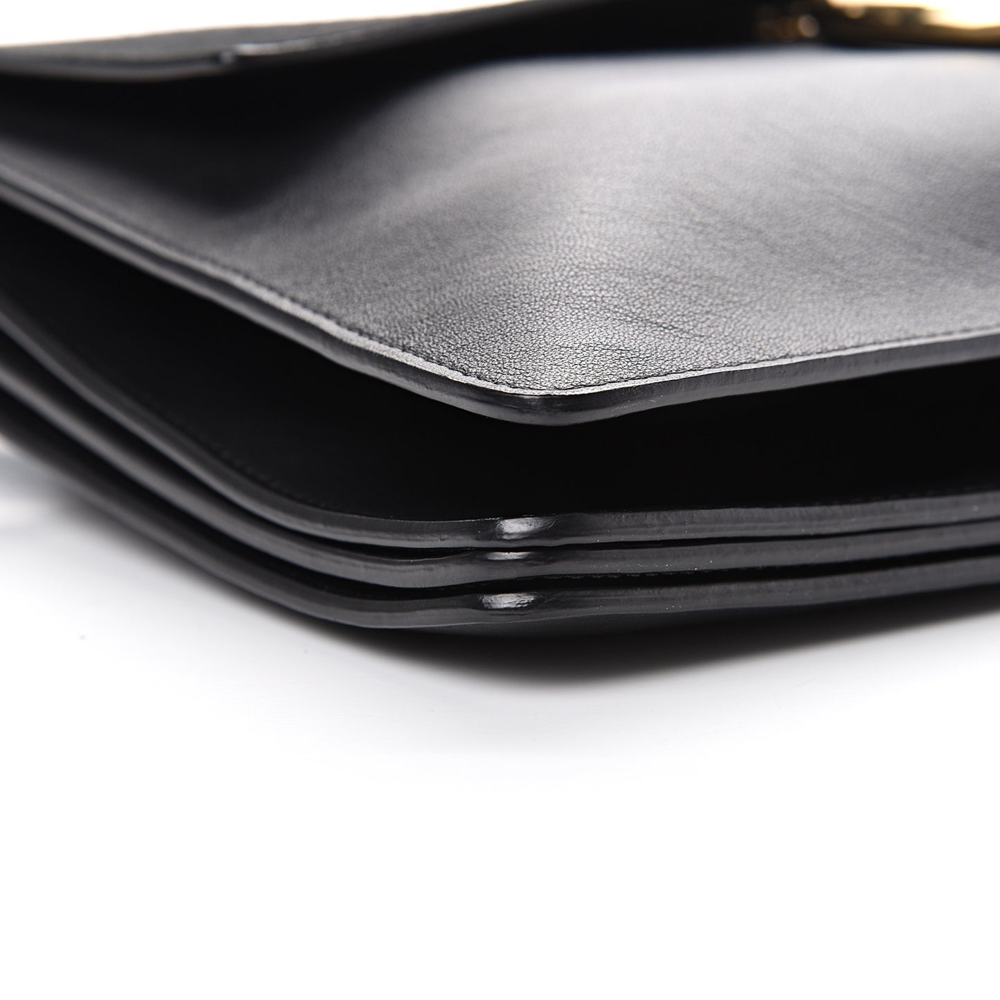 Suede Calfskin Medium Faye Shoulder Bag Black