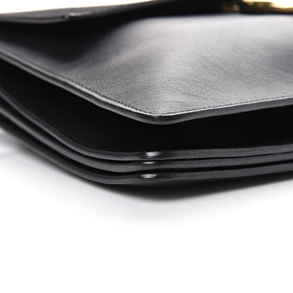 Chloe Suede Calfskin Medium Faye Shoulder Bag Black 9 of 10