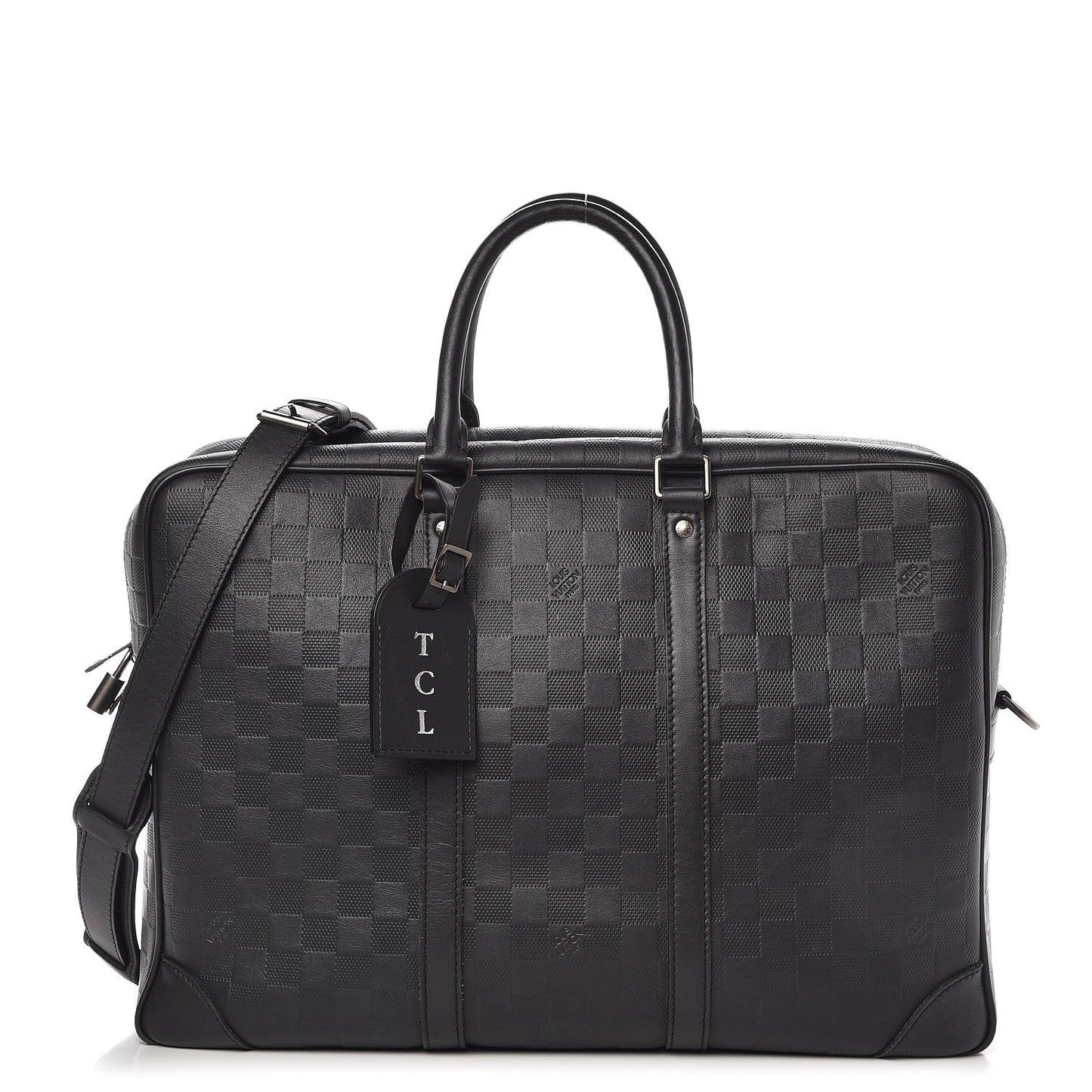 Damier Infini Porte-Documents Voyage GM Onyx