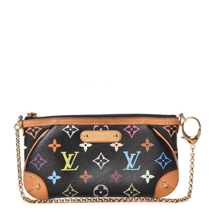 Louis Vuitton Monogram Multicolor Pochette Milla MM Black 1 of 10