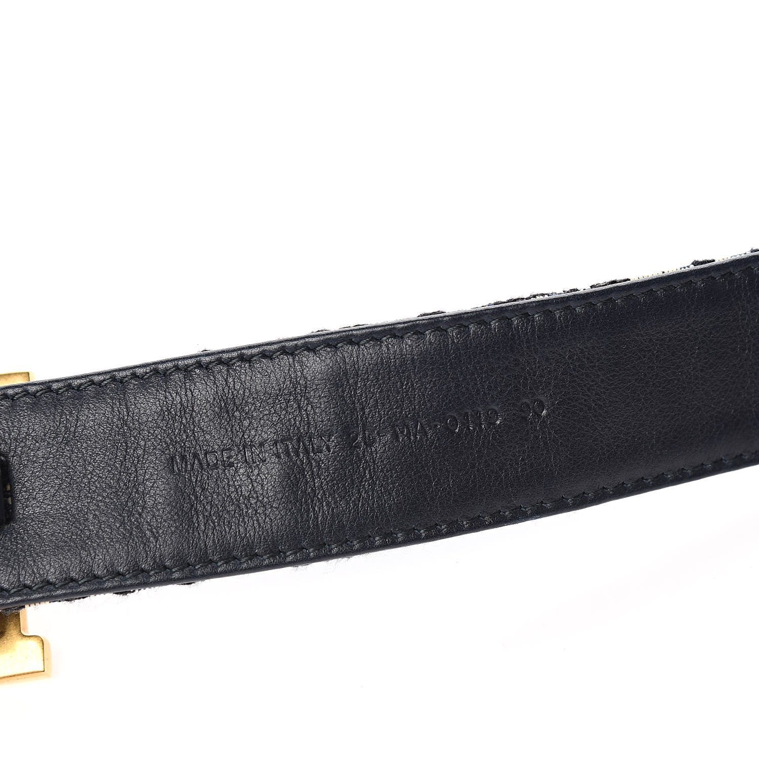 Christian Dior Oblique 35mm Diorquake Belt 90 Blue Multi 6 of 7