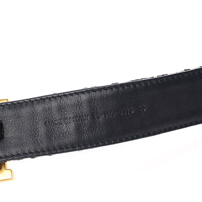 Christian Dior Oblique 35mm Diorquake Belt 90 Blue Multi 6 of 7