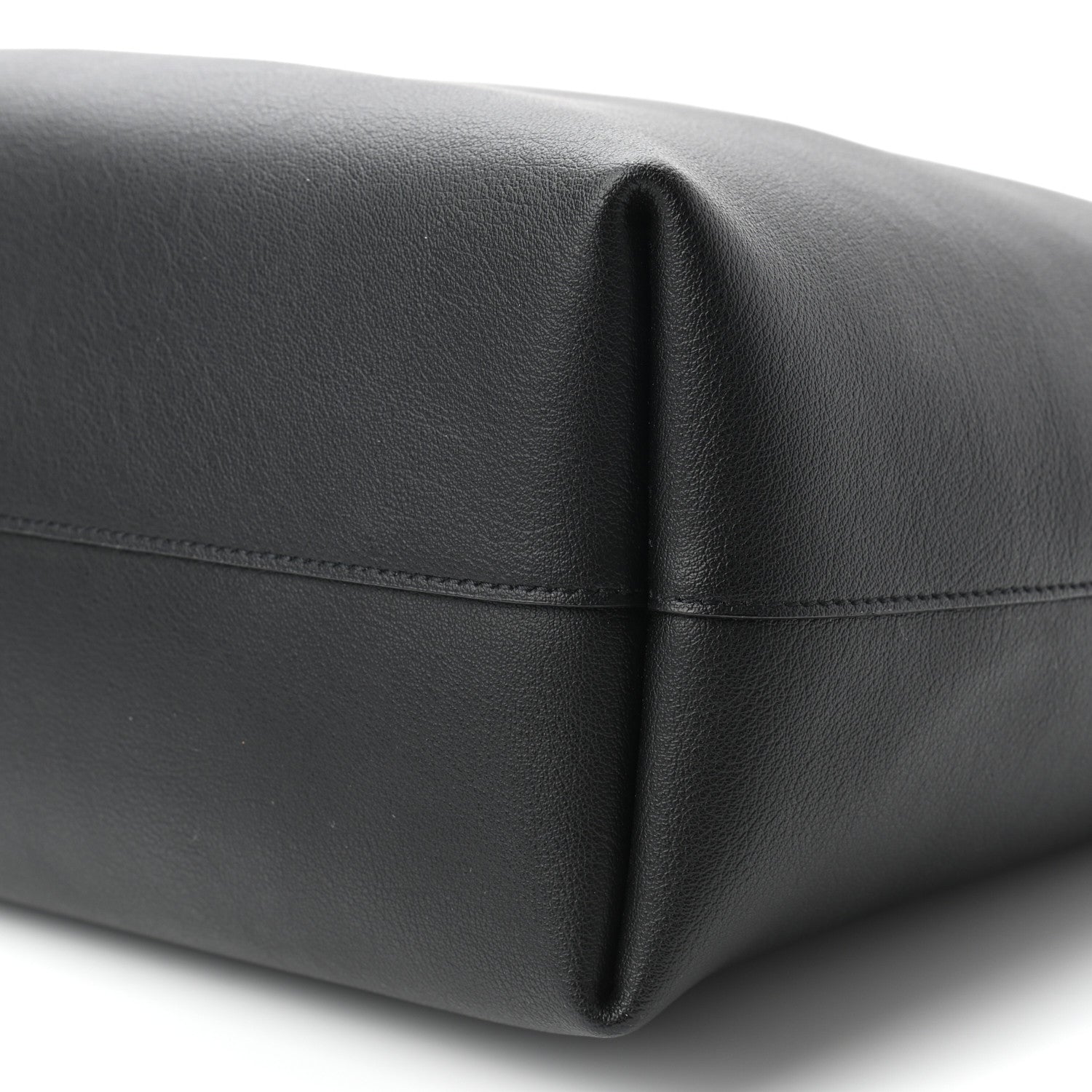 Saint Laurent Calfskin Large Shopping Tote Black 9 of 9