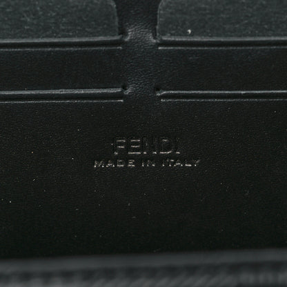 Fendi Vitello King FF Lines Embossed Baguette Soft Trunk Black 5 of 6