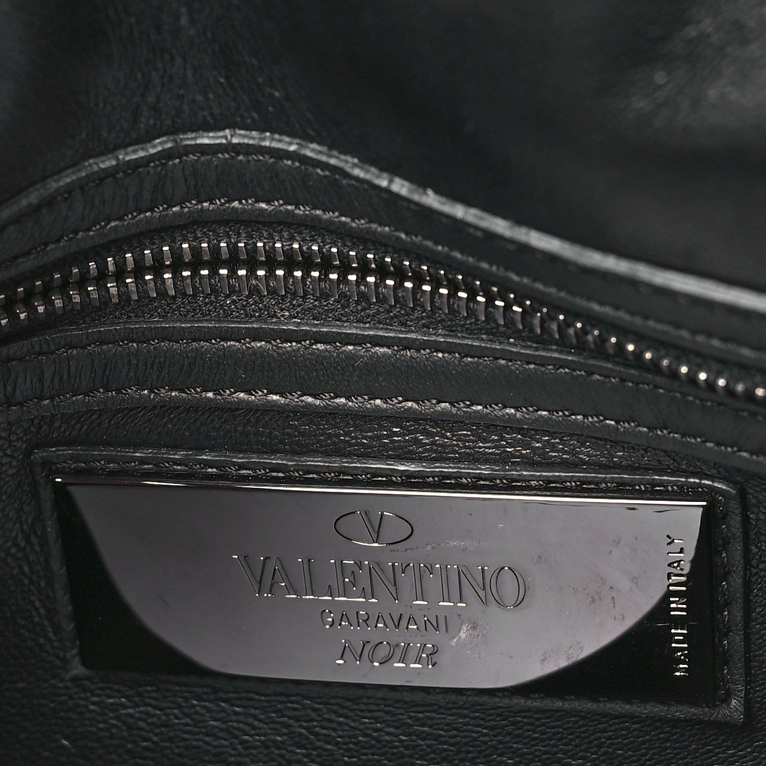 Valentino Garavani Nappa Rockstud Wristlet Clutch Black 6 of 7
