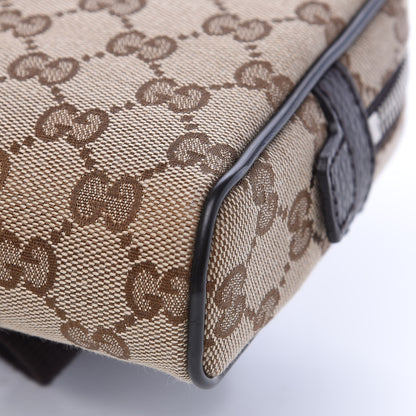 Gucci Monogram Belt Bag Dark Brown 8 of 9