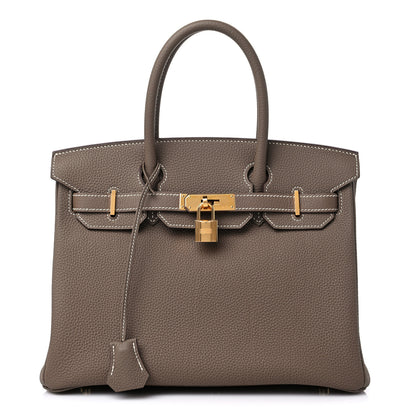 Hermes Togo Birkin 30 Etoupe 1 of 9