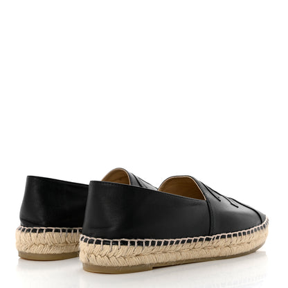 Chanel Lambskin CC Espadrilles 38 Black 4 of 8