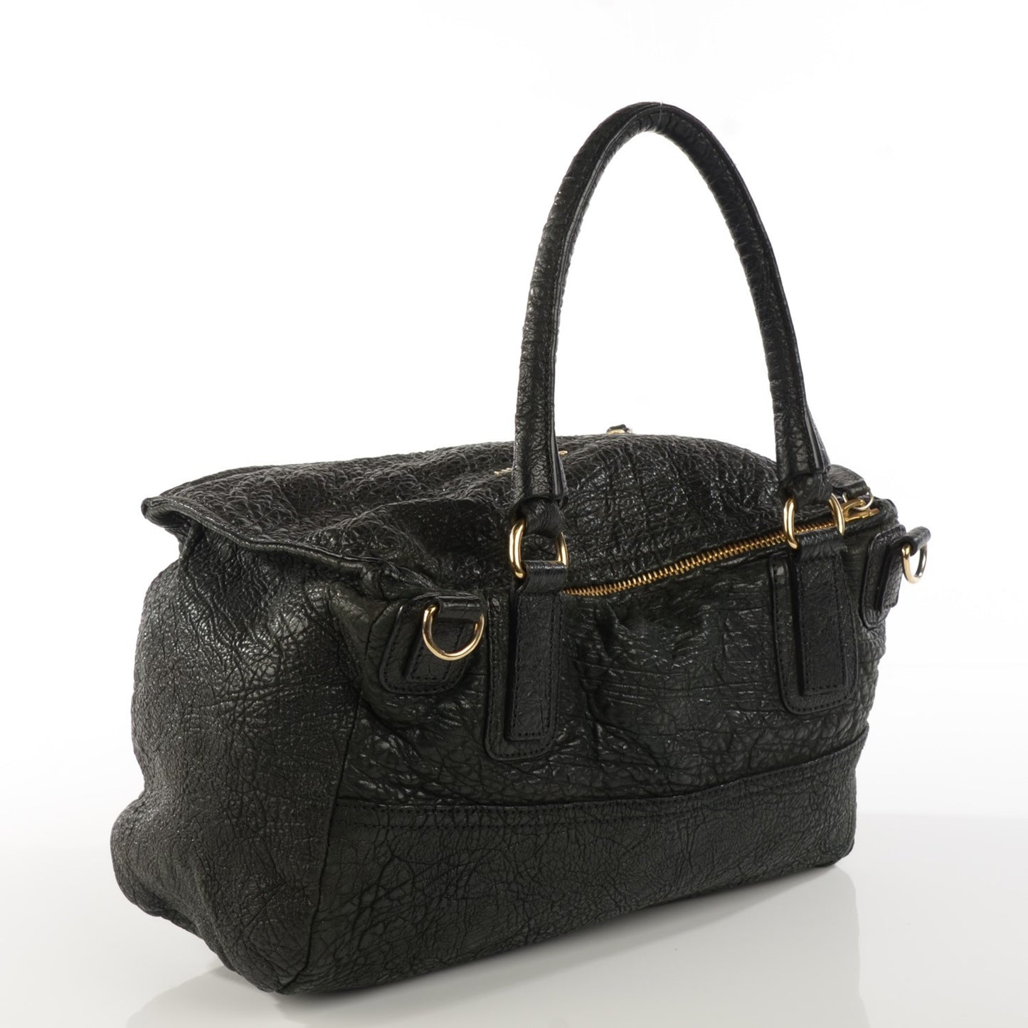 Bubble Calfskin Medium Pandora Black