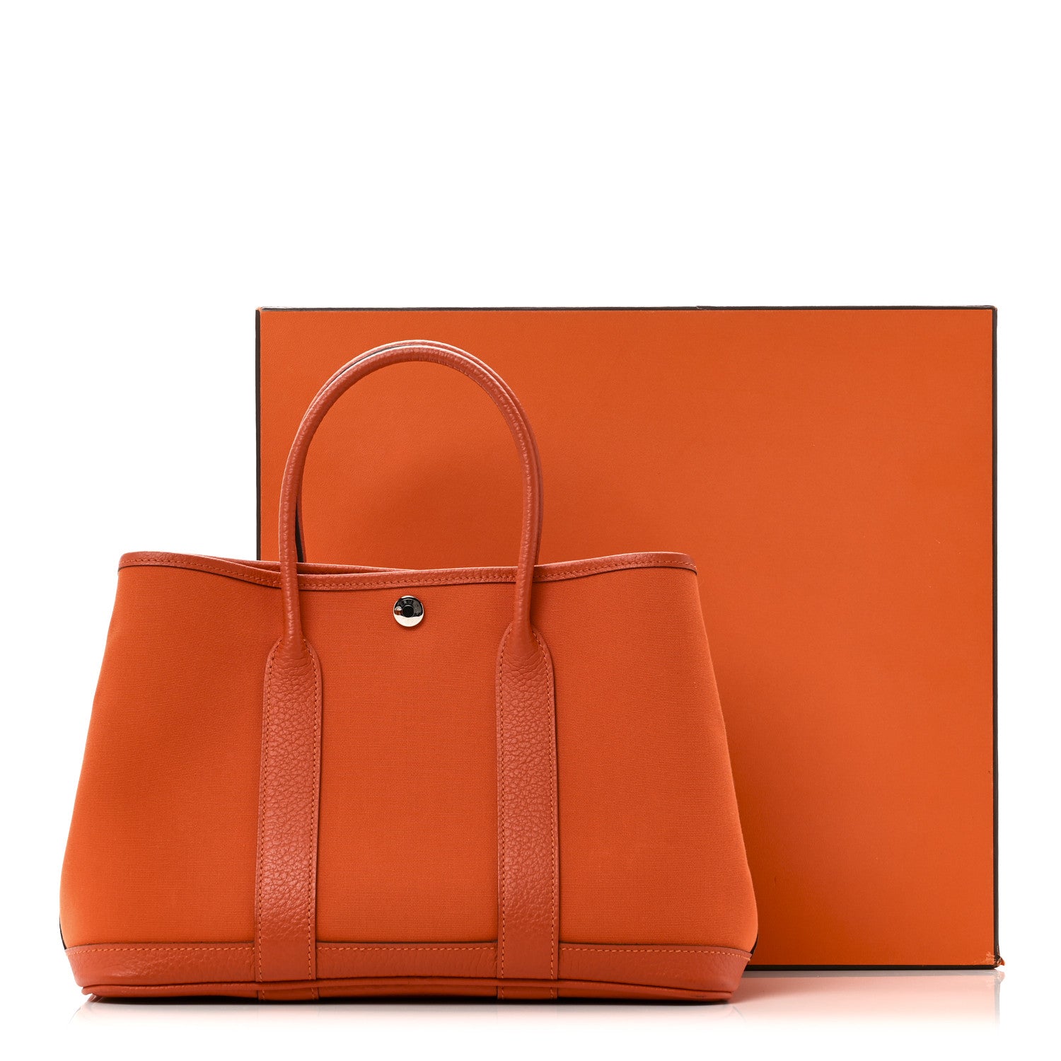 Hermes Toile Negonda Garden Party 30 TPM Orange 11 of 11