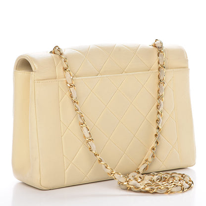 Chanel Lambskin Quilted Small Single Flap Beige 3 of 17