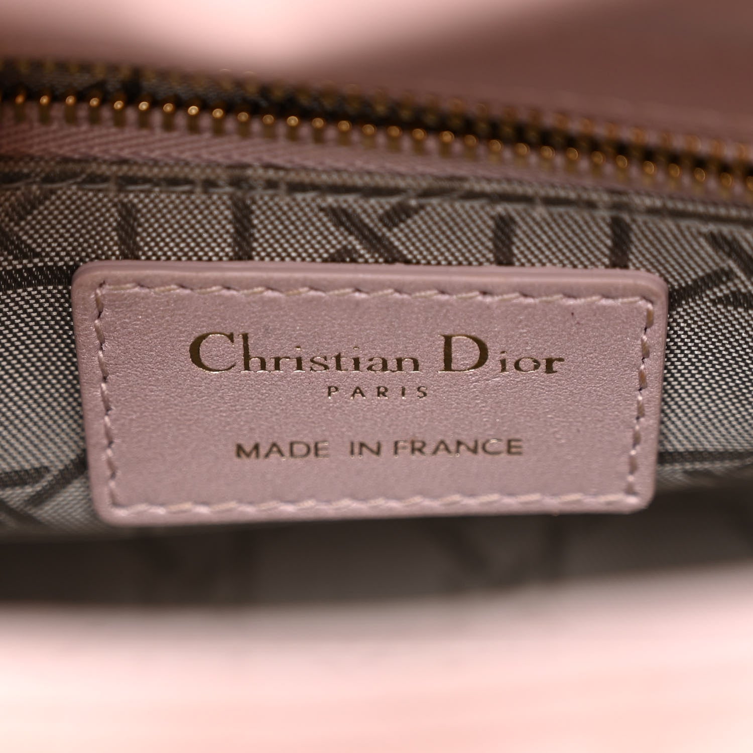 Christian Dior Metallic Lambskin Cannage Mini Lady Dior Lotus 6 of 10