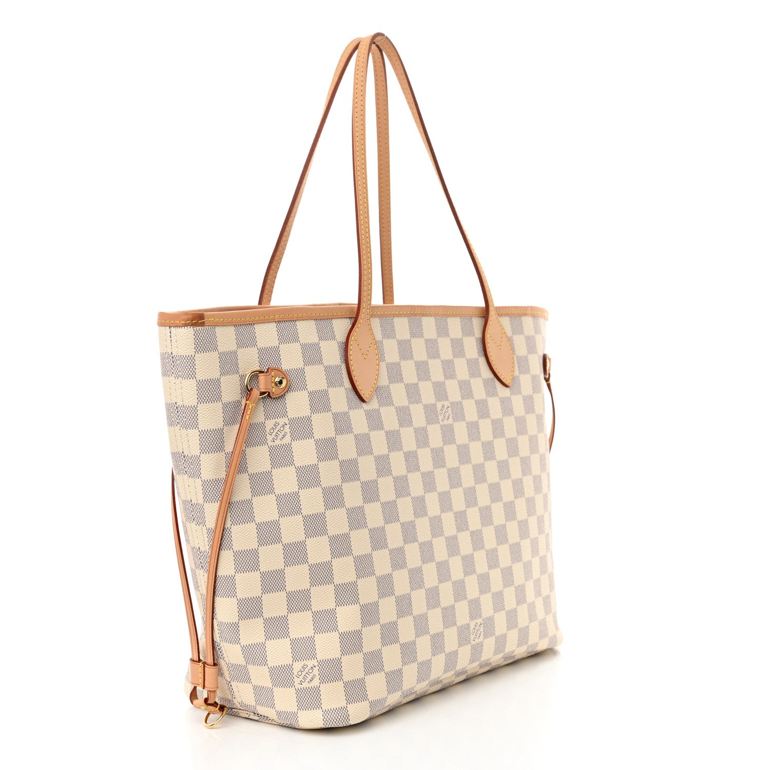 Louis Vuitton Damier Azur Neo Neverfull MM Rose Ballerine 3 of 9