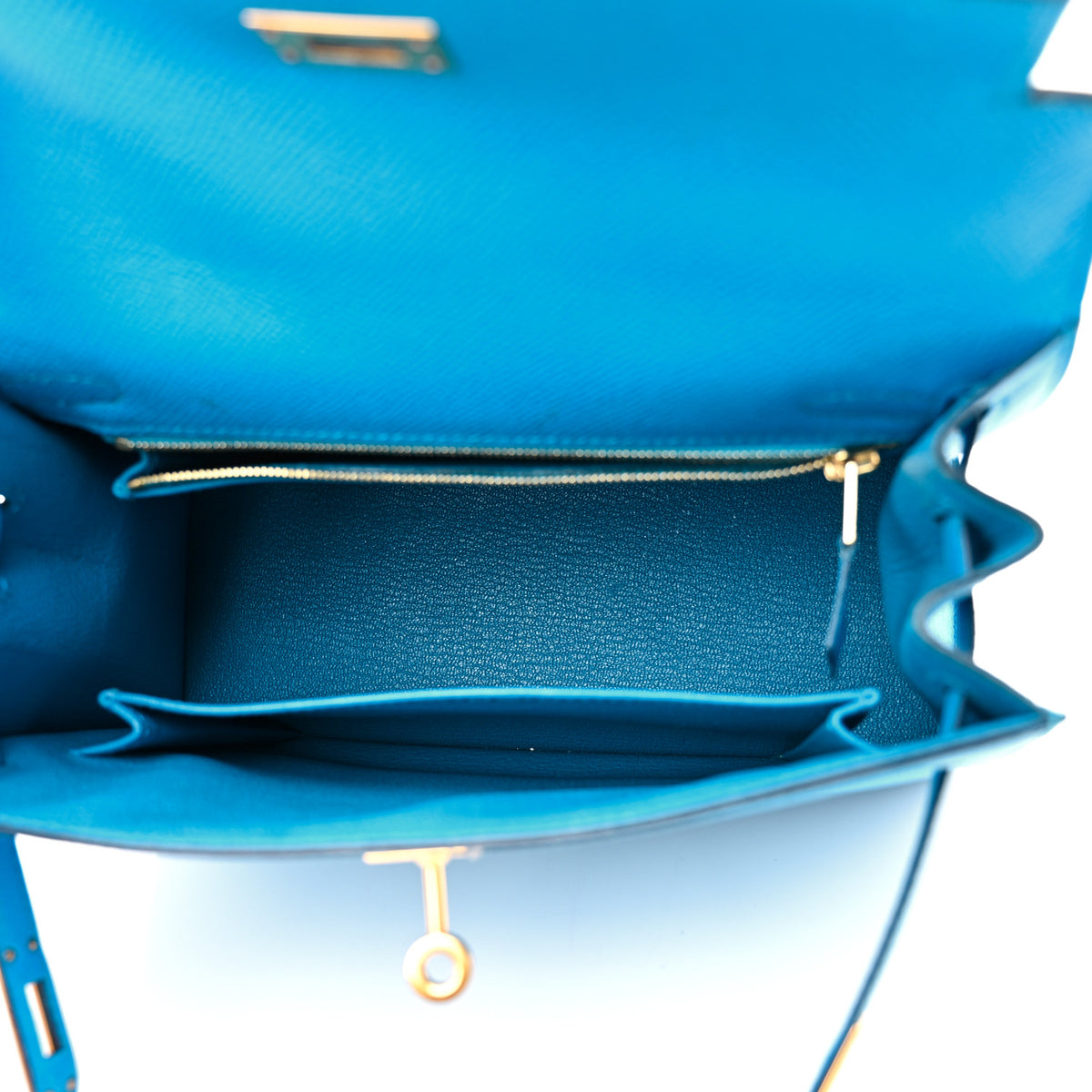 Epsom Kelly Sellier 25 Bleu Frida