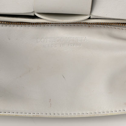 Bottega Veneta Patent Maxi Intrecciato Cassette Crossbody Bag White 11 of 11