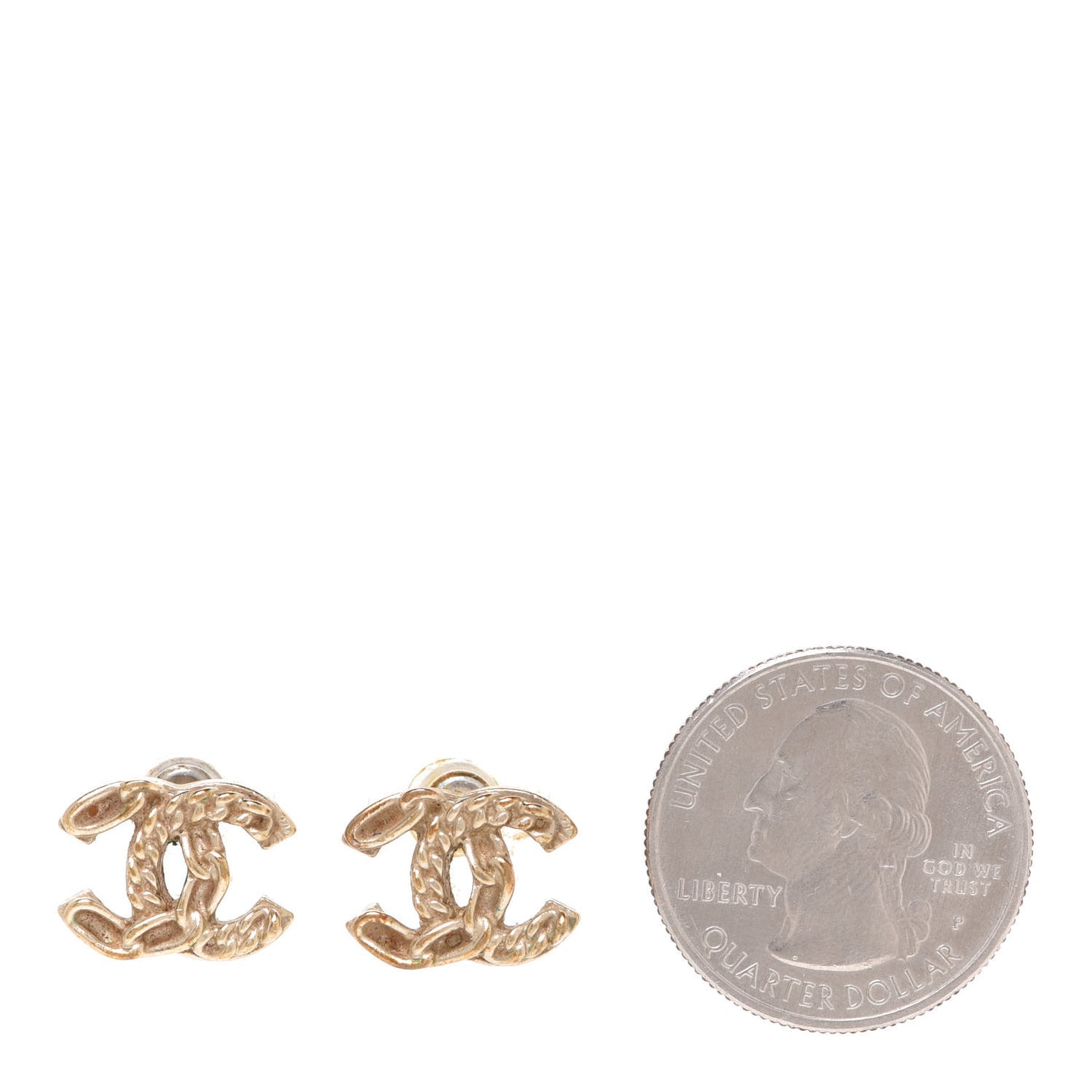 CC Chain Earrings Gold
