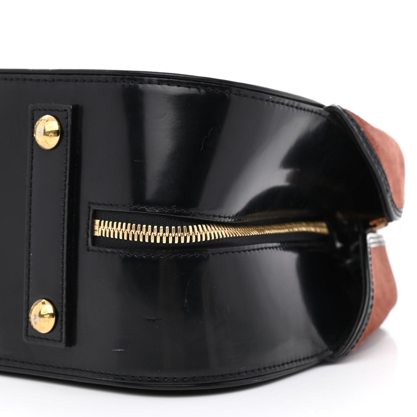 Suede Stamped Havane Bowler GM Brun