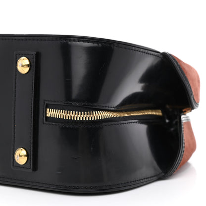 Louis Vuitton Suede Stamped Havane Bowler GM Brun 10 of 13