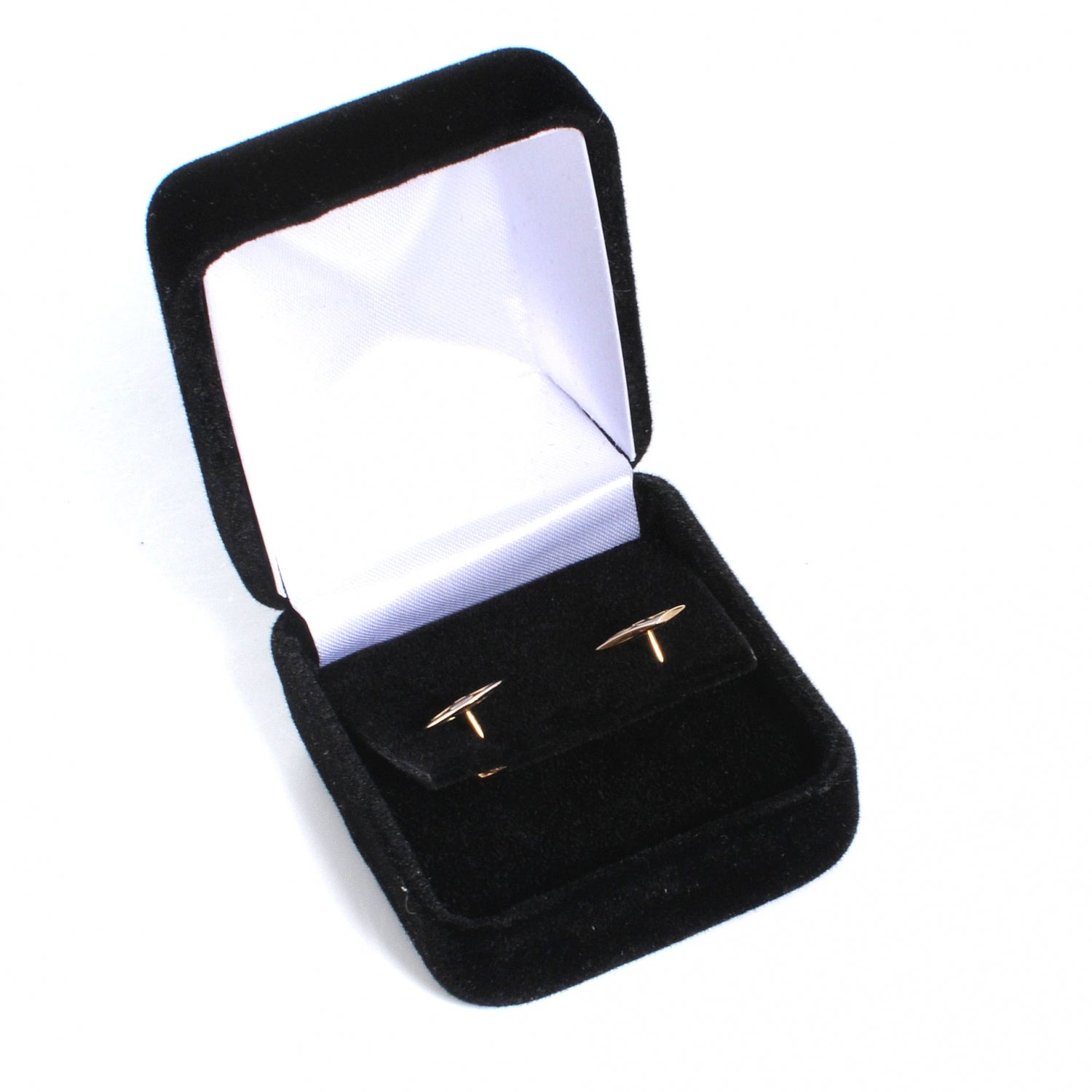 Louis Vuitton 18k Gold Monogram Resille Ear Studs Earrings 2 of 5