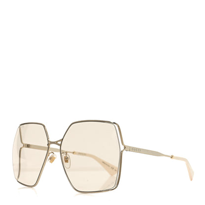 Gucci Metal Sunglasses GG0817S Ivory 1 of 7