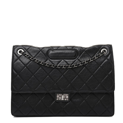 Chanel Washed Lambskin Maxi Take Away Flap Bag Black 1 of 23