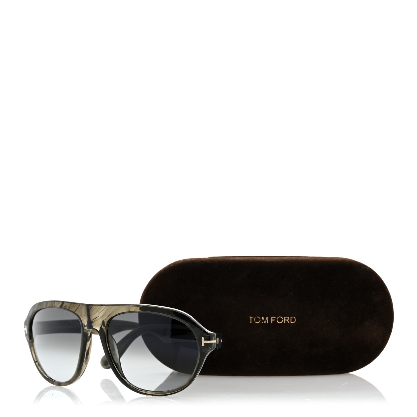 Acetate Ivan Sunglasses TF397 Black