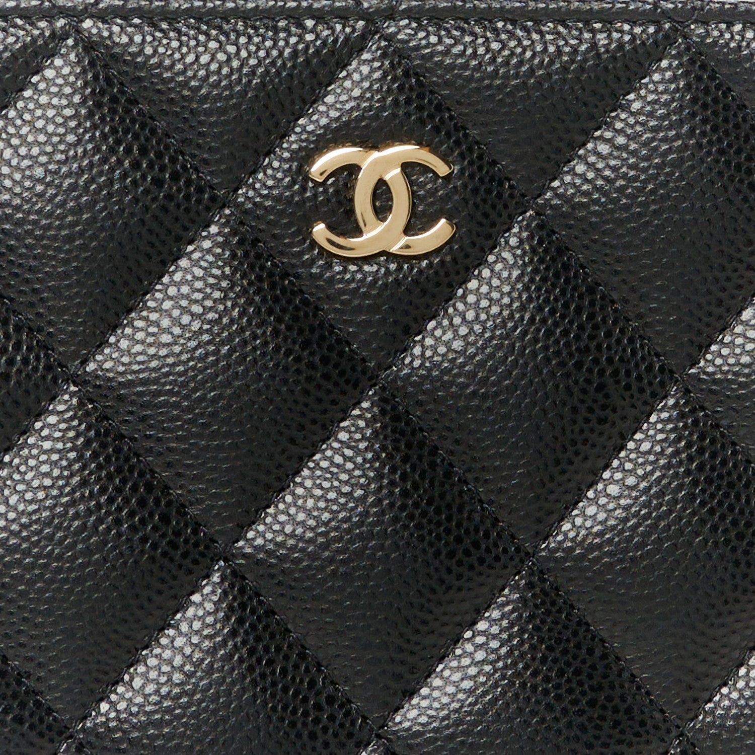 Chanel Caviar Quilted Classic Small Zipped Pouch Black 8 of 8