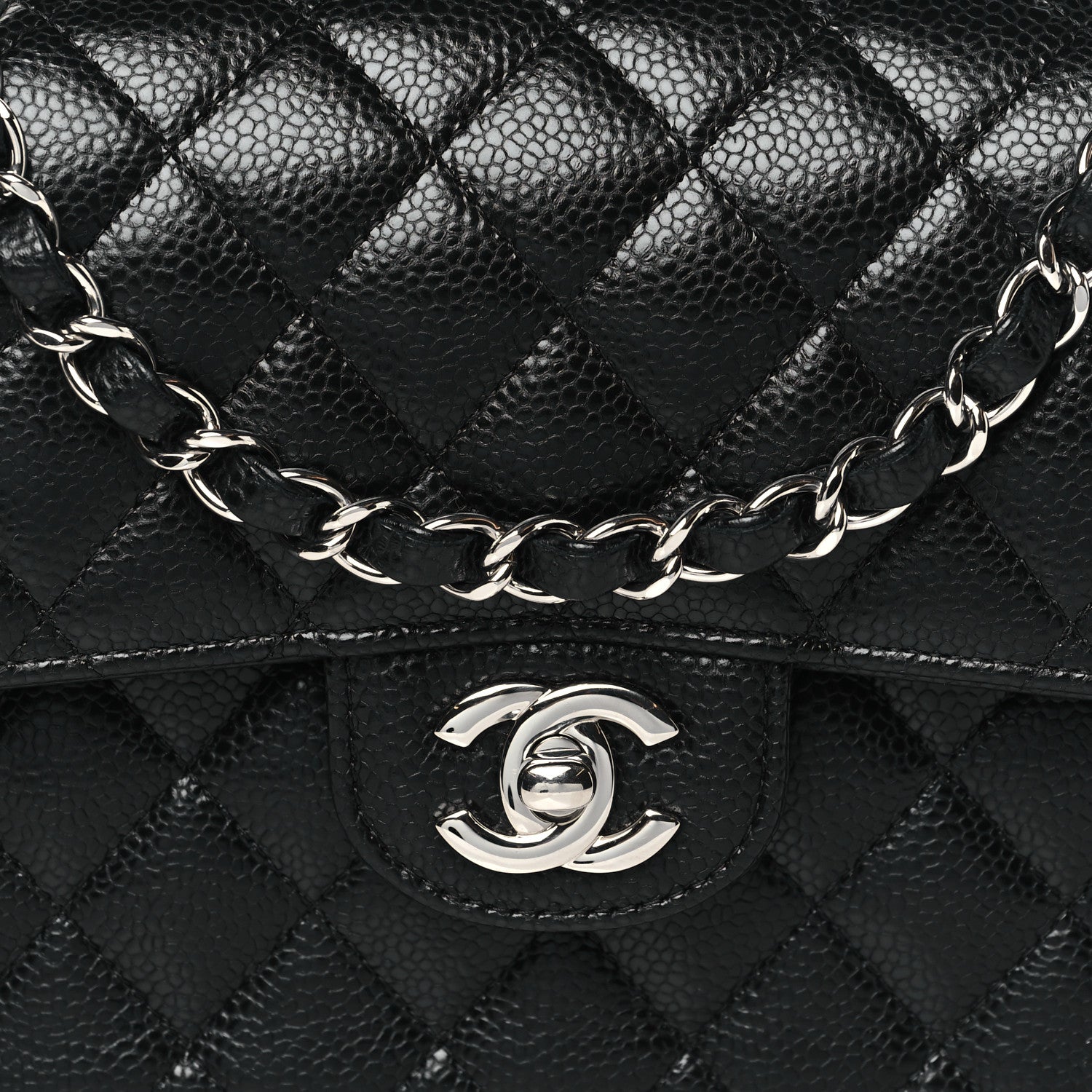 Chanel Caviar Quilted Small Double Flap Black 8 of 11