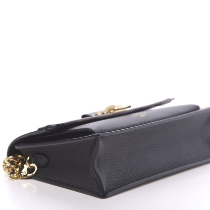 Louis Vuitton Damier Ebene Vavin Chain Wallet Black 7 of 10
