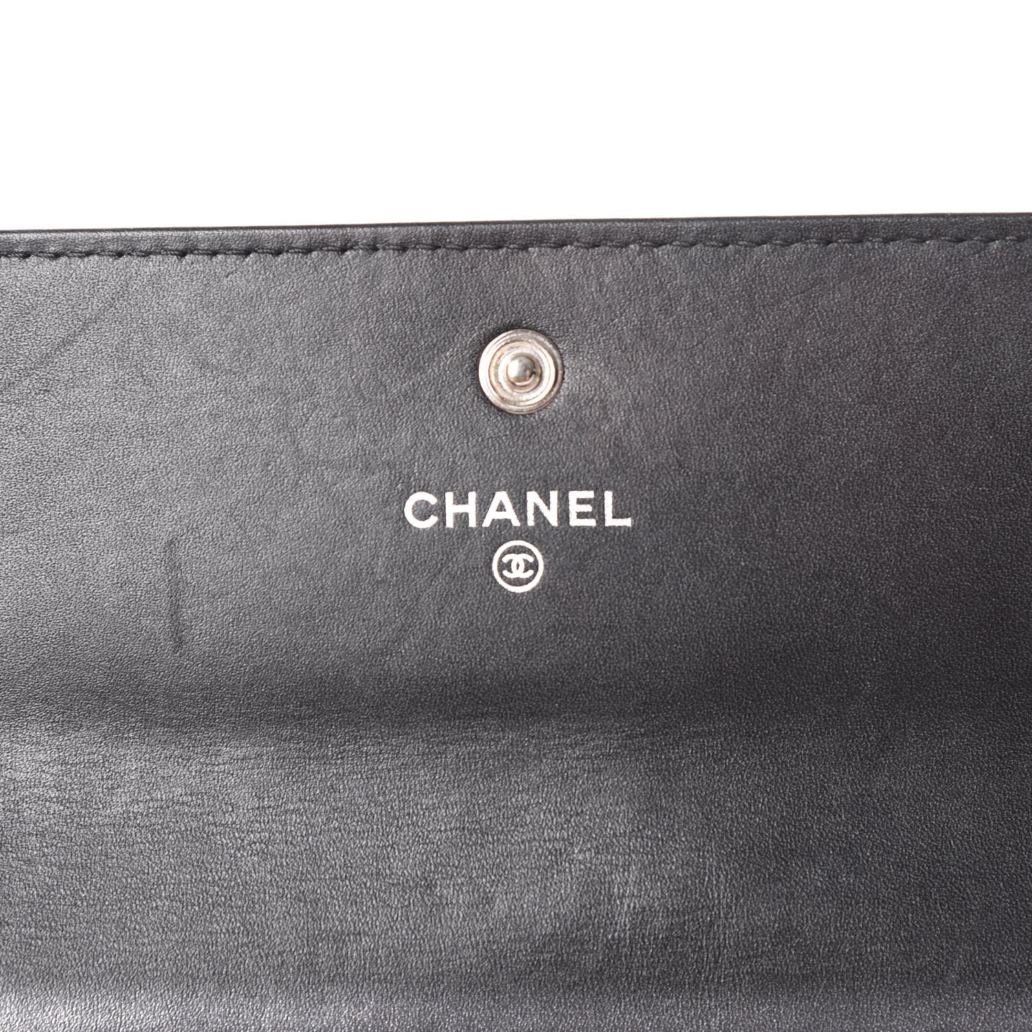 Chanel Caviar Timeless CC Large Gusset Flap Wallet Black 9 of 12
