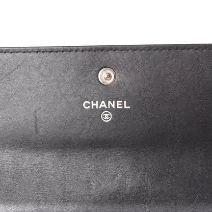 Chanel Caviar Timeless CC Large Gusset Flap Wallet Black 9 of 12