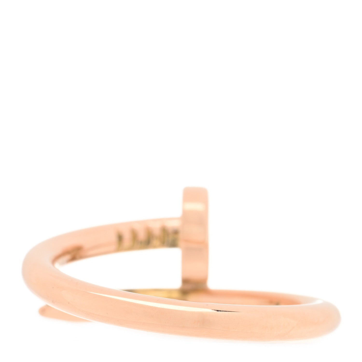 Cartier 18K Pink Gold Juste Un Clou Ring 56 7.5 3 of 4