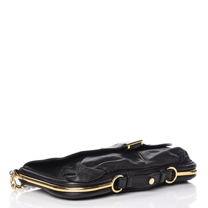 Jimmy Choo Calfskin Arad Clutch Black 4 of 11