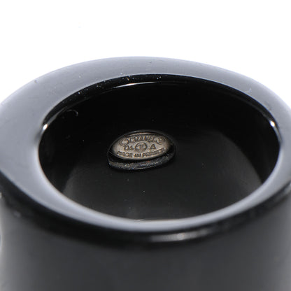 Chanel Resin Crystal Heart CC Heart Ring Black 7 4 of 4