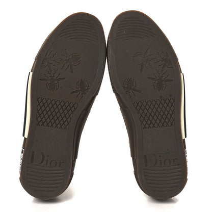 Christian Dior Technical Canvas Oblique Mens B23 High Top Sneakers 41 Brown Beige 6 of 8