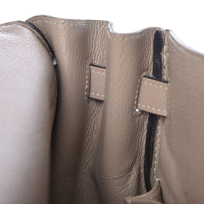 Hermes Taurillon Clemence Kelly Retourne 35 Gris Tourterelle 14 of 80