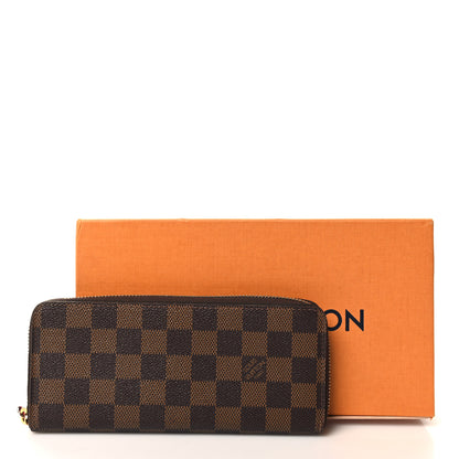 Louis Vuitton Damier Ebene Clemence Wallet Cherry 7 of 7