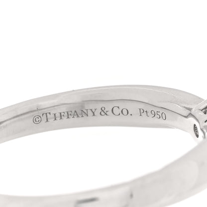 Tiffany Platinum Diamond .25ct Harmony Solitaire Engagement Ring 51 5.75 4 of 5