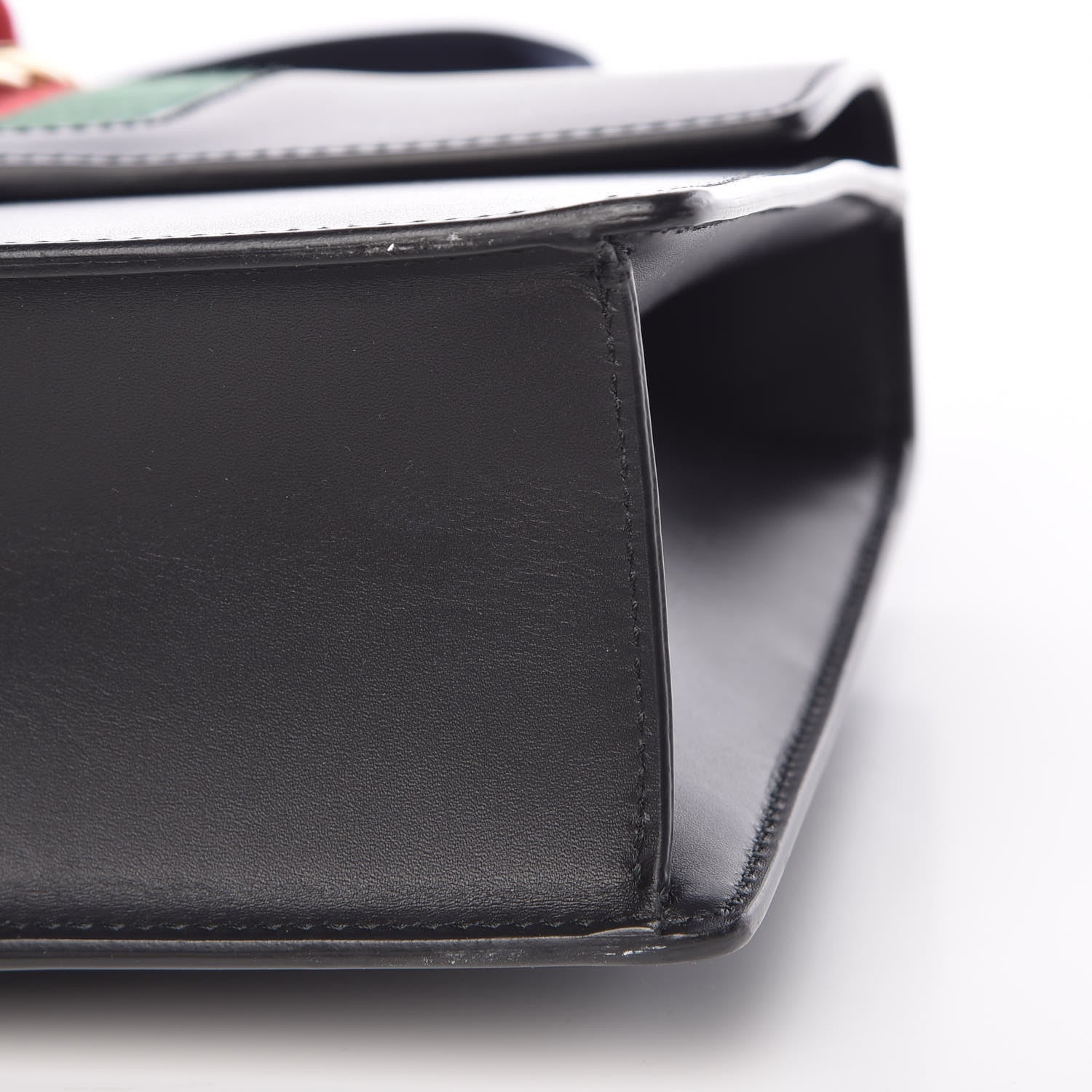 Gucci Calfskin Small Sylvie Shoulder Bag Black 12 of 13