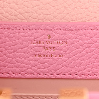 Louis Vuitton Taurillon Flower Chain Capucines Mini Candy Pink 6 of 8