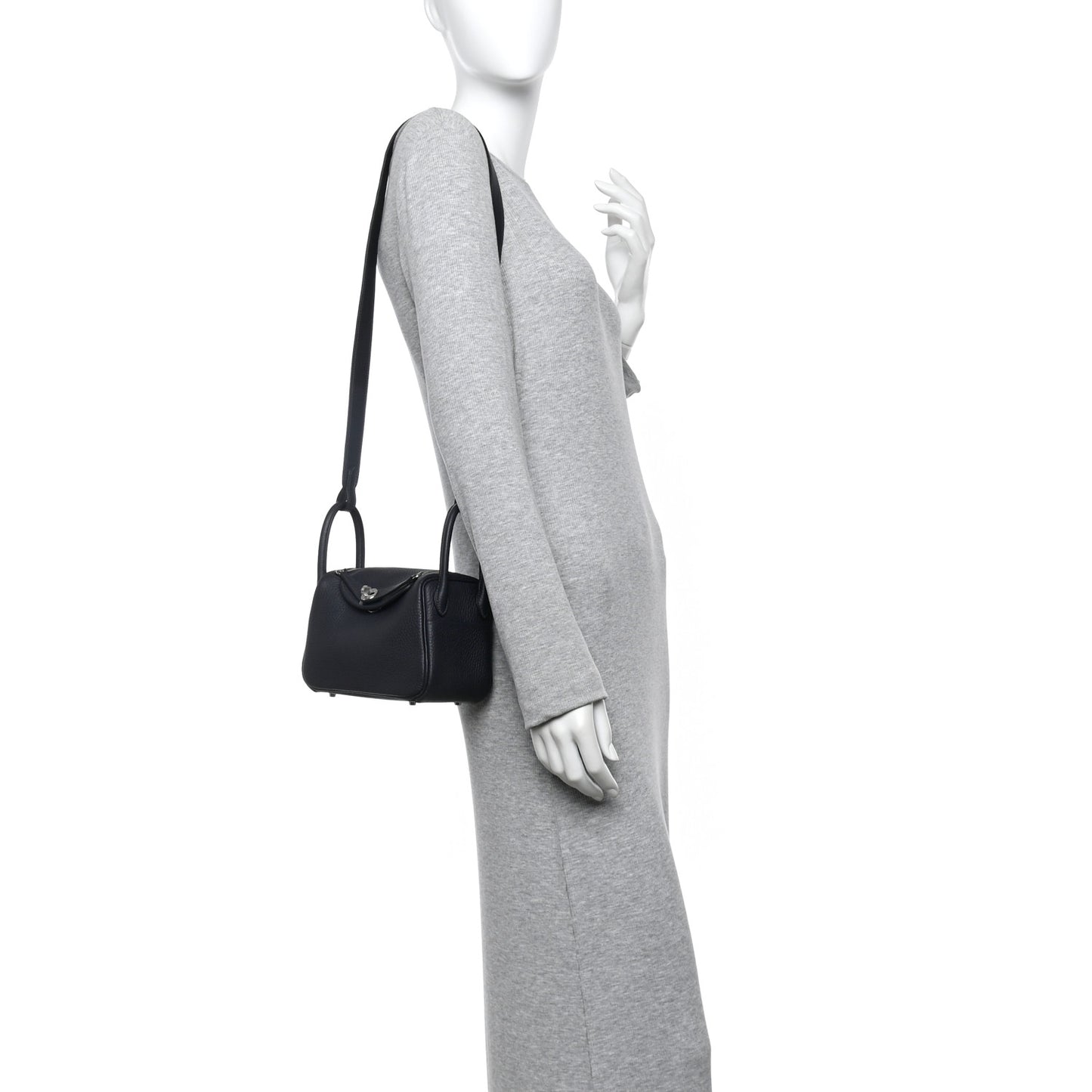 Taurillon Clemence Mini Lindy 20 Ardoise