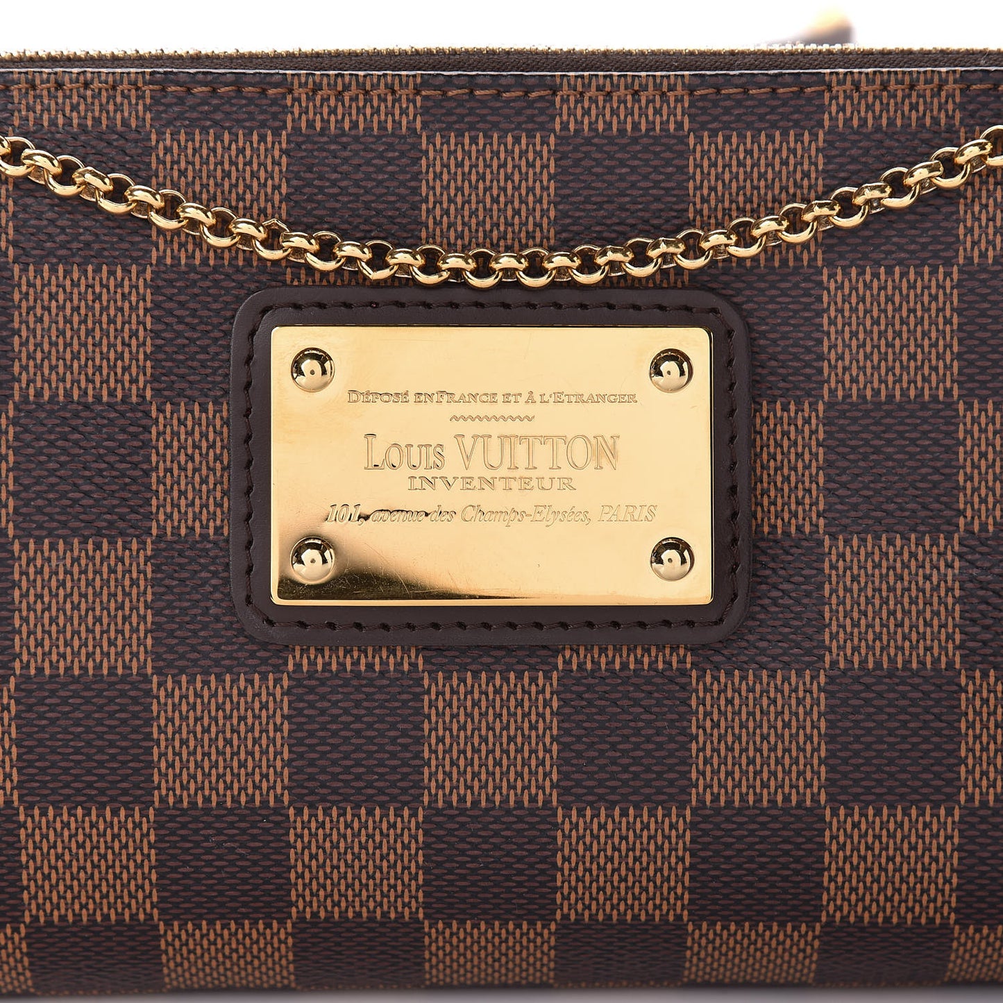 Damier Ebene Eva Clutch