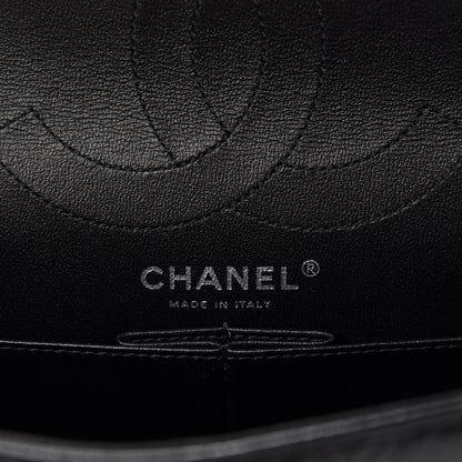 Chanel Glazed Calfskin Quilted 2.55 Reissue 226 Flap So Black 9 of 11