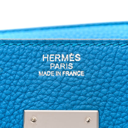 Hermes Togo Verso Birkin 30 Bleu Zanzibar Malachite 6 of 11