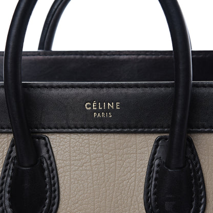 Celine Bullhide Calfskin Nubuck Nano Tri-Color Luggage Light Taupe 6 of 14