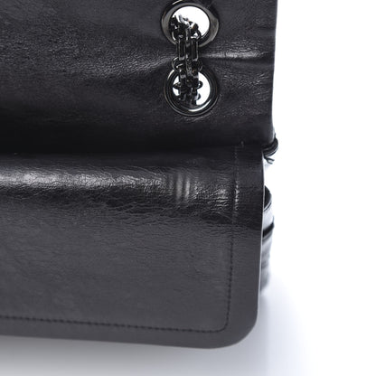 Chanel Aged Calfskin Quilted 2.55 Reissue 226 Flap So Black 11 of 16