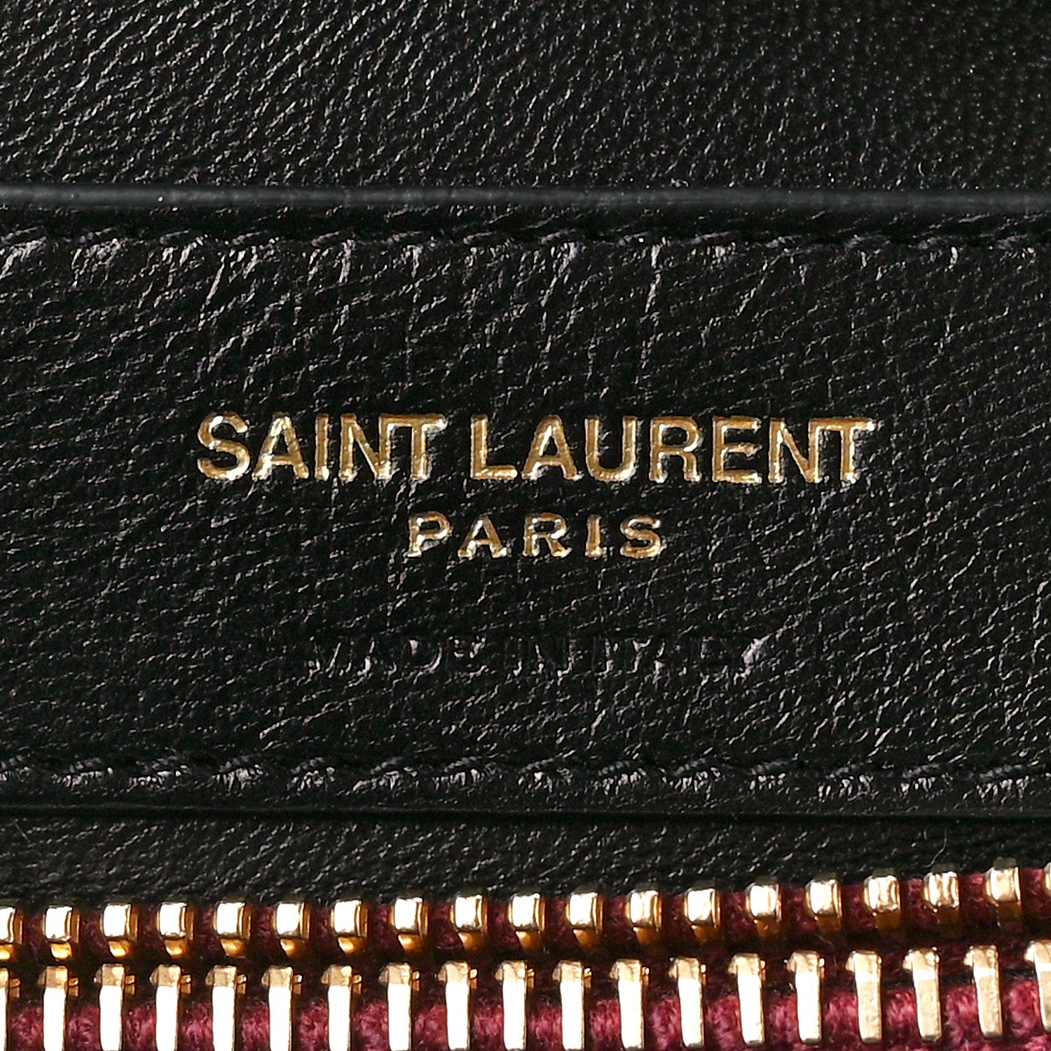 Saint Laurent Suede Mixed Matelasse Tri-Quilt Large Monogram Envelope Satchel Red 7 of 13