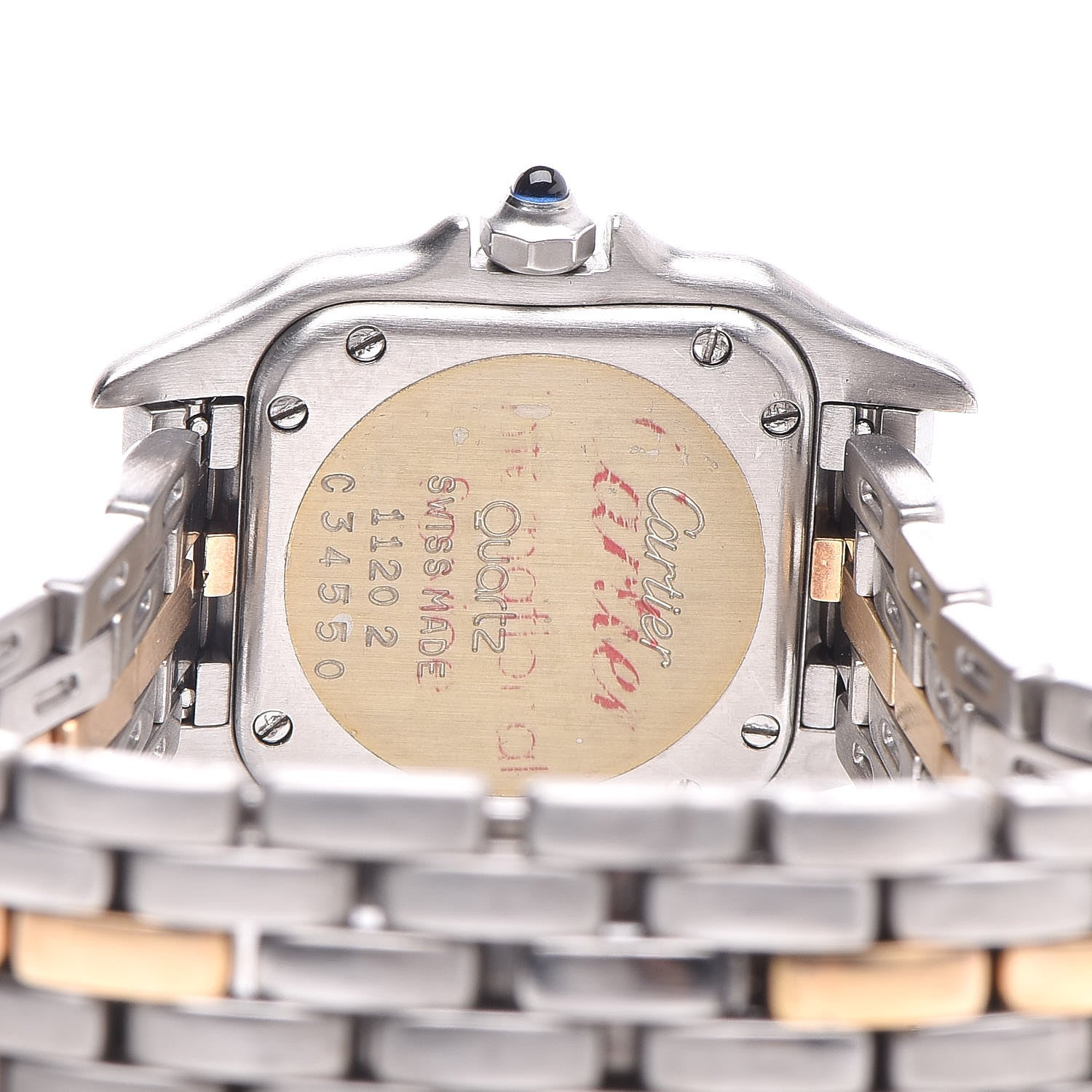Cartier Stainless Steel 18K Yellow Gold 22mm Panthere Quartz Watch 5 of 7