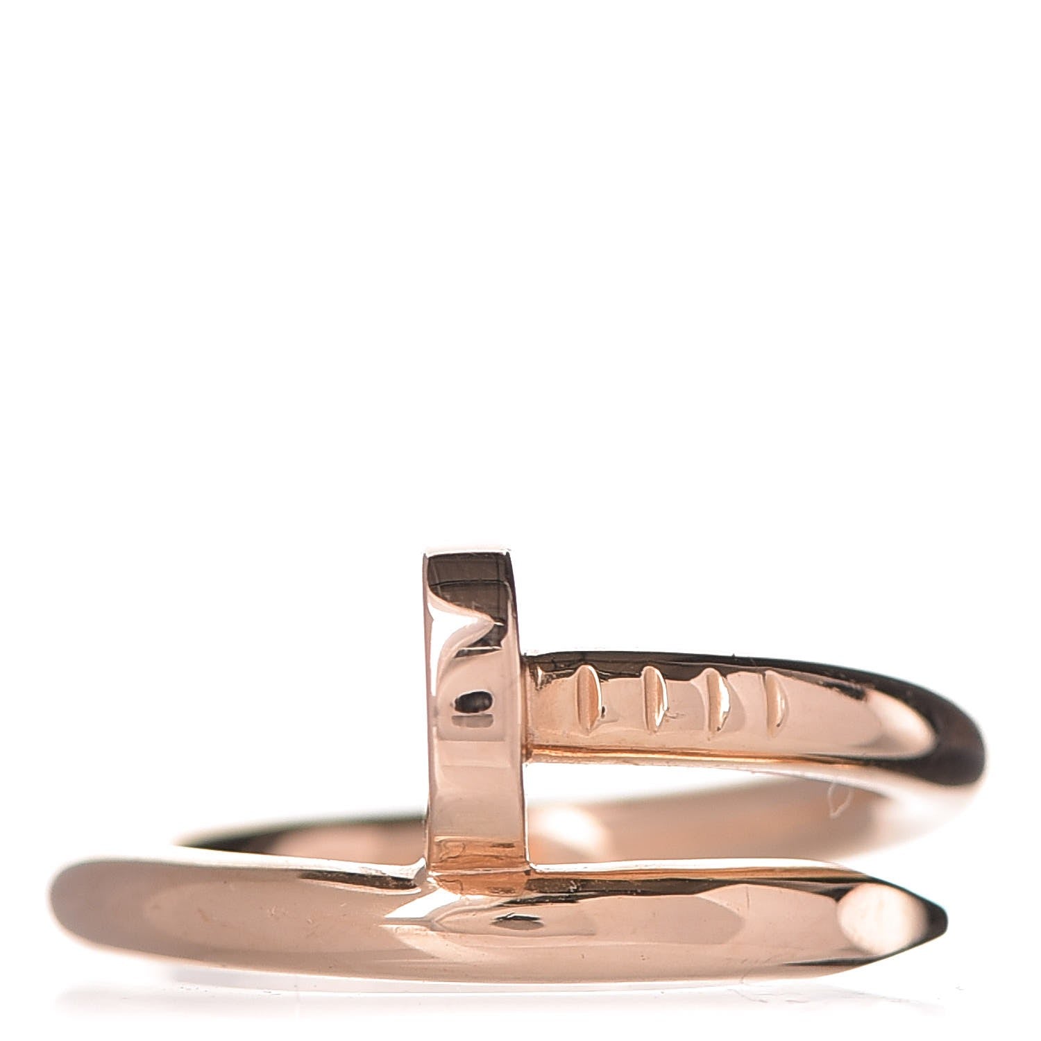 Cartier 18K Pink Gold Juste Un Clou Ring 51 5.75 1 of 6