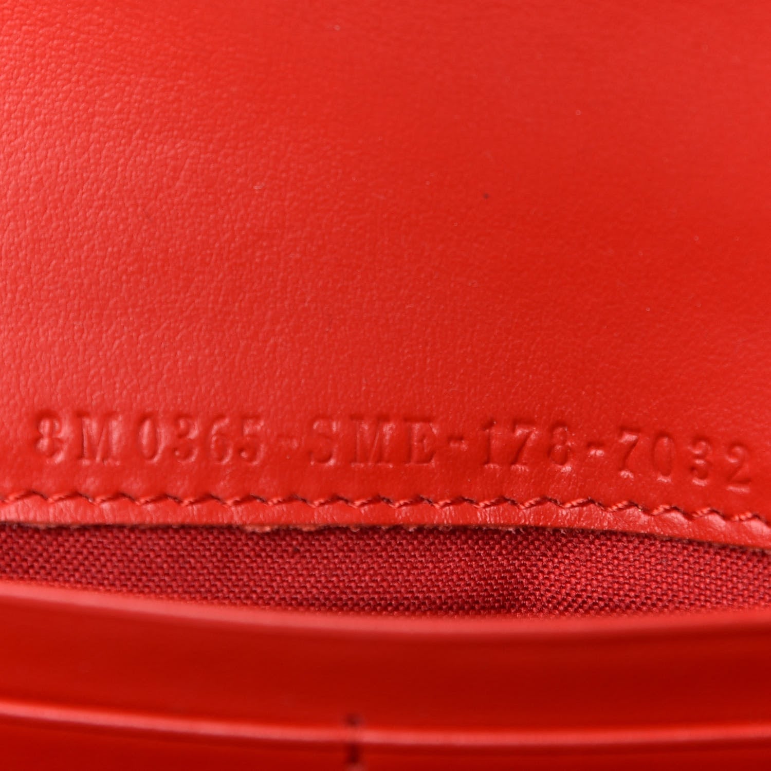 Fendi Vitello Liberty Century Lucido By The Way Continental Wallet On Chain Rosso 7 of 9